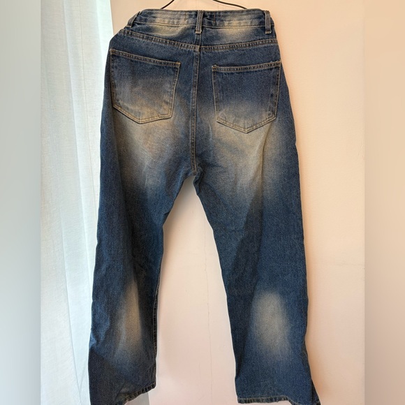 High rise vintage washing wide leg jean - Picture 7 of 7